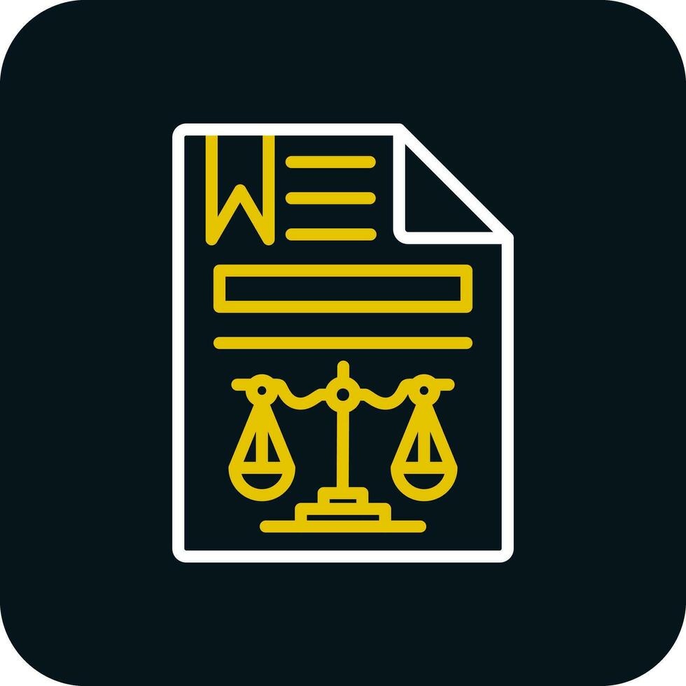 design de ícone vetorial de documento legal vetor