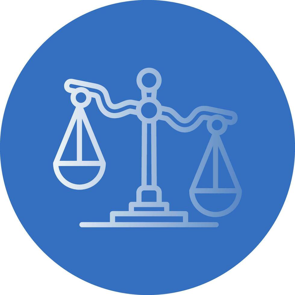 justiça escala vetor ícone Projeto