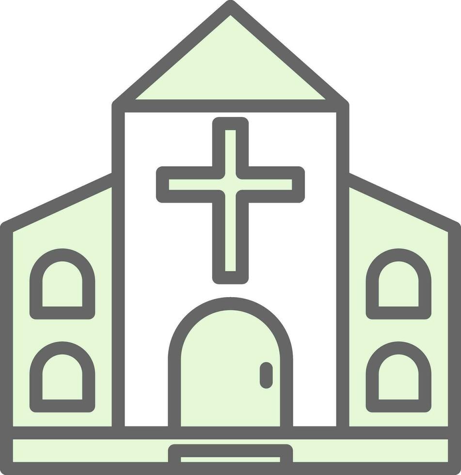 design de ícone de vetor de igreja