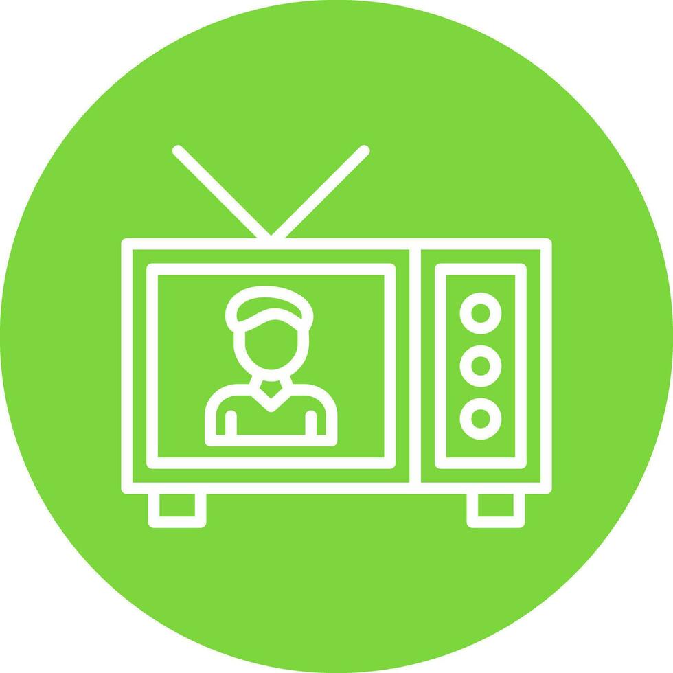 televisão mostrar vetor ícone Projeto