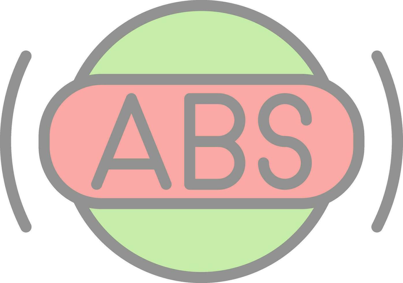 design de ícone de vetor abs