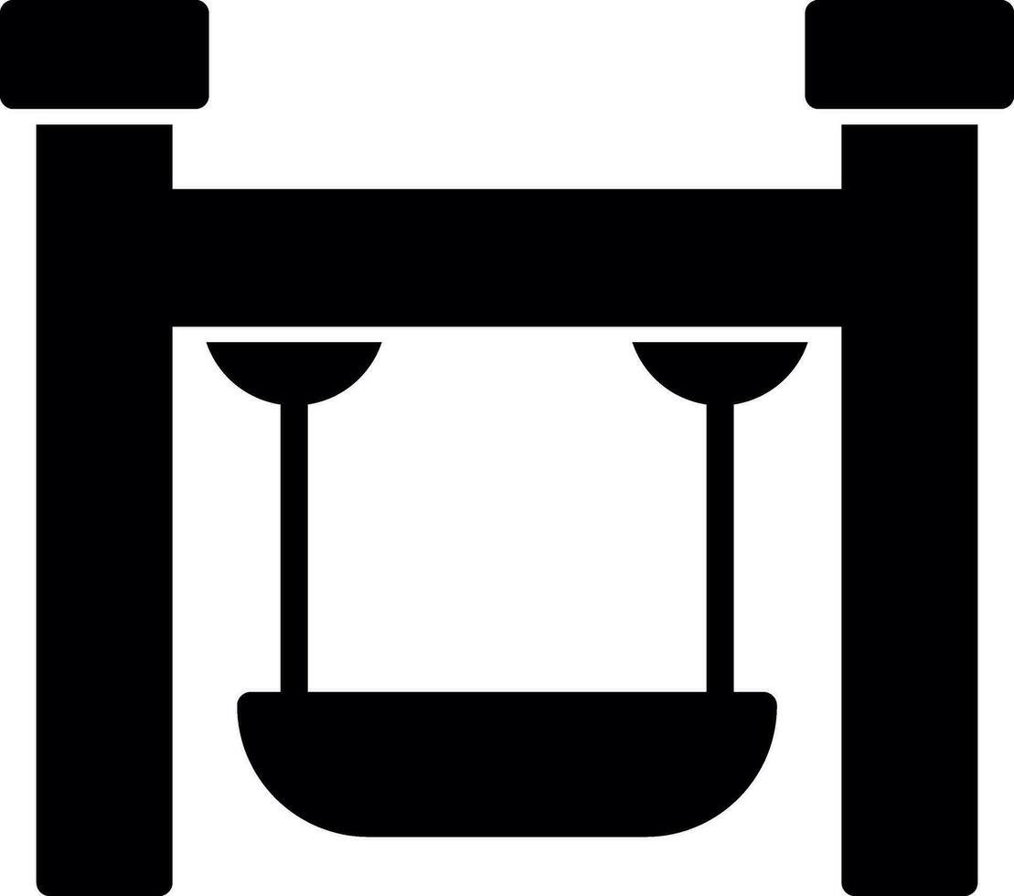 design de ícone de vetor de balanço