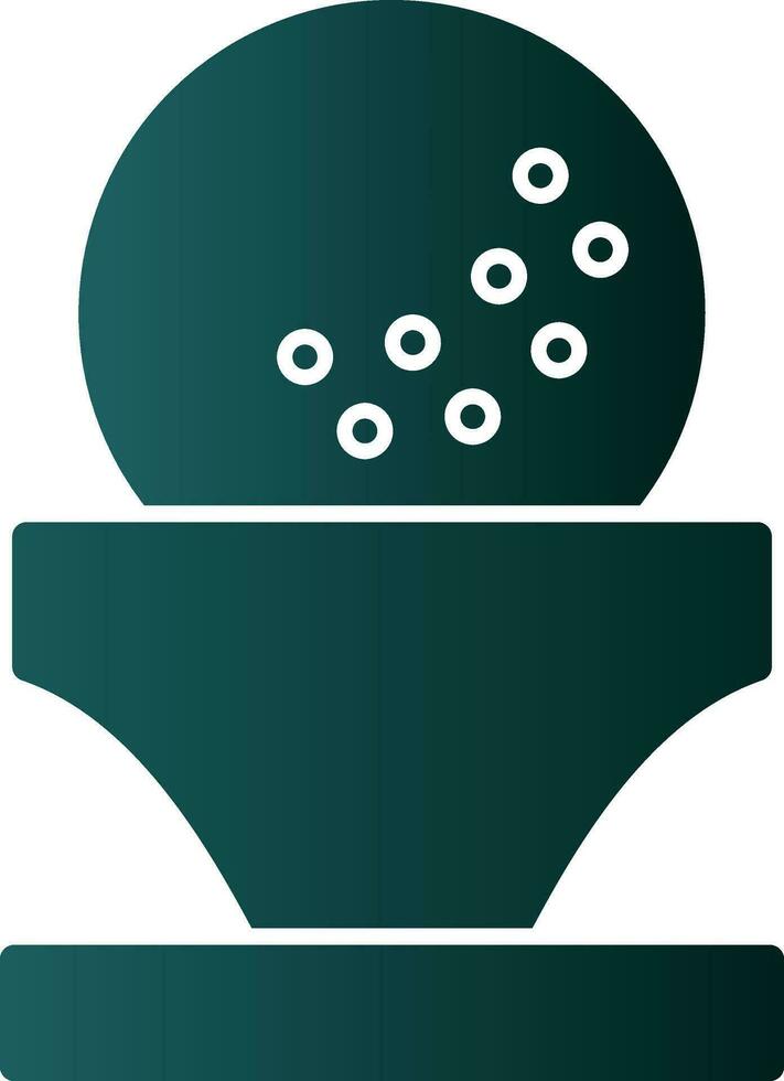 design de ícone de vetor de bola de golfe