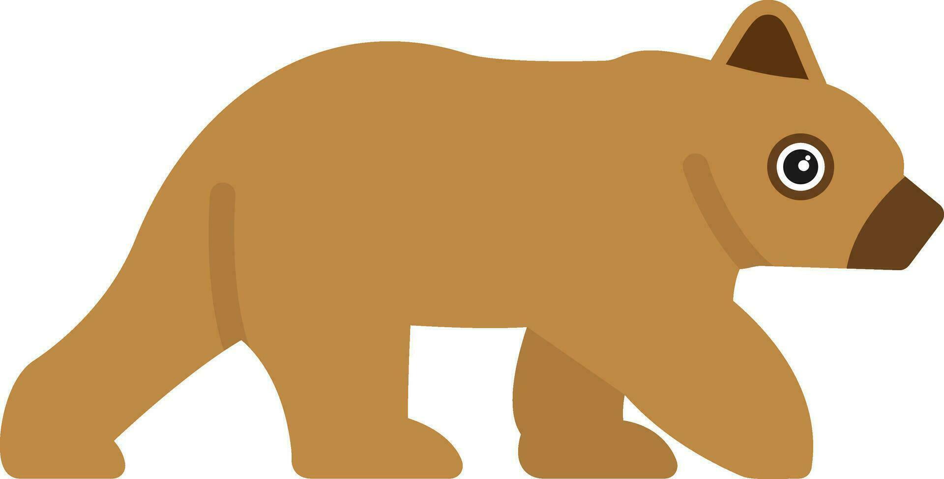 design de ícone de vetor de urso