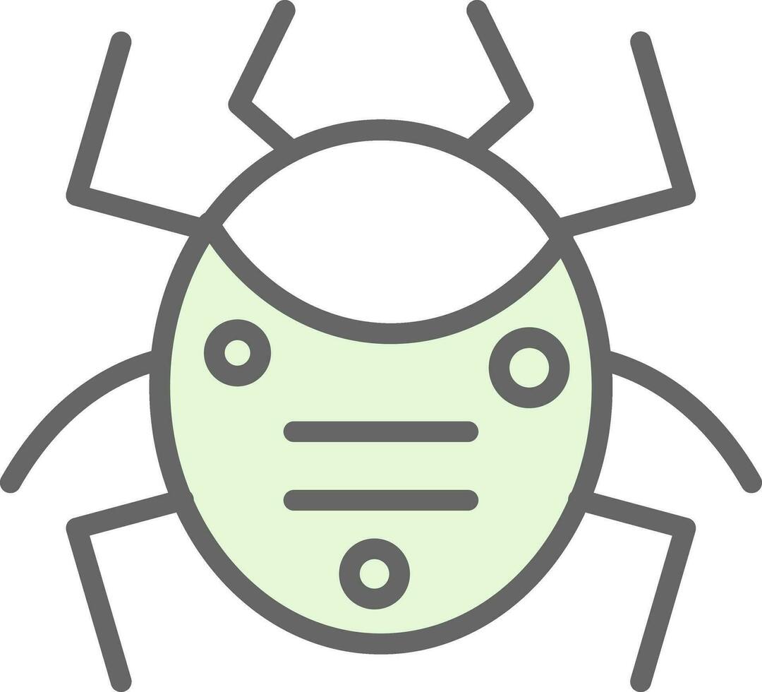 design de ícone de vetor de bug