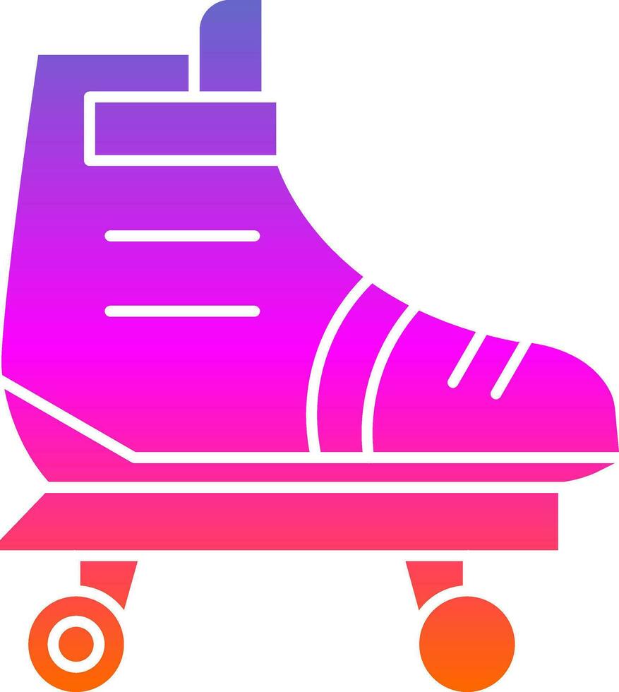 design de ícone de vetor de patins