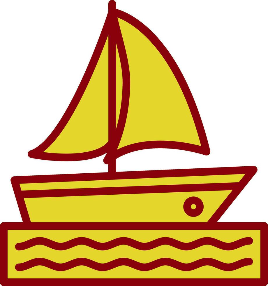 design de ícone de vetor de catamarã