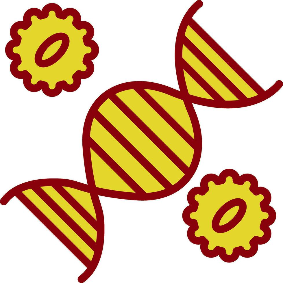 design de ícone de vetor de engenharia genética