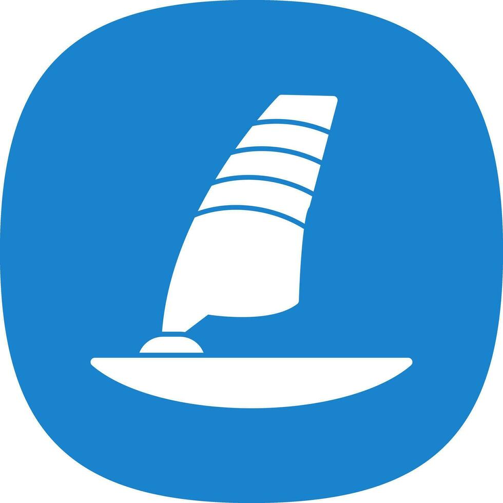 design de ícone de vetor de windsurf