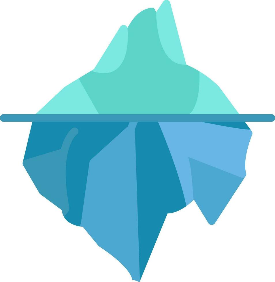 design de ícone de vetor de iceberg