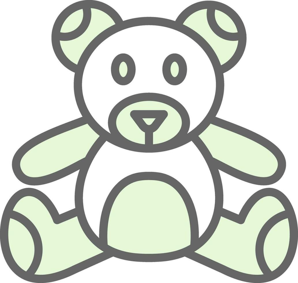 design de ícone de vetor de urso