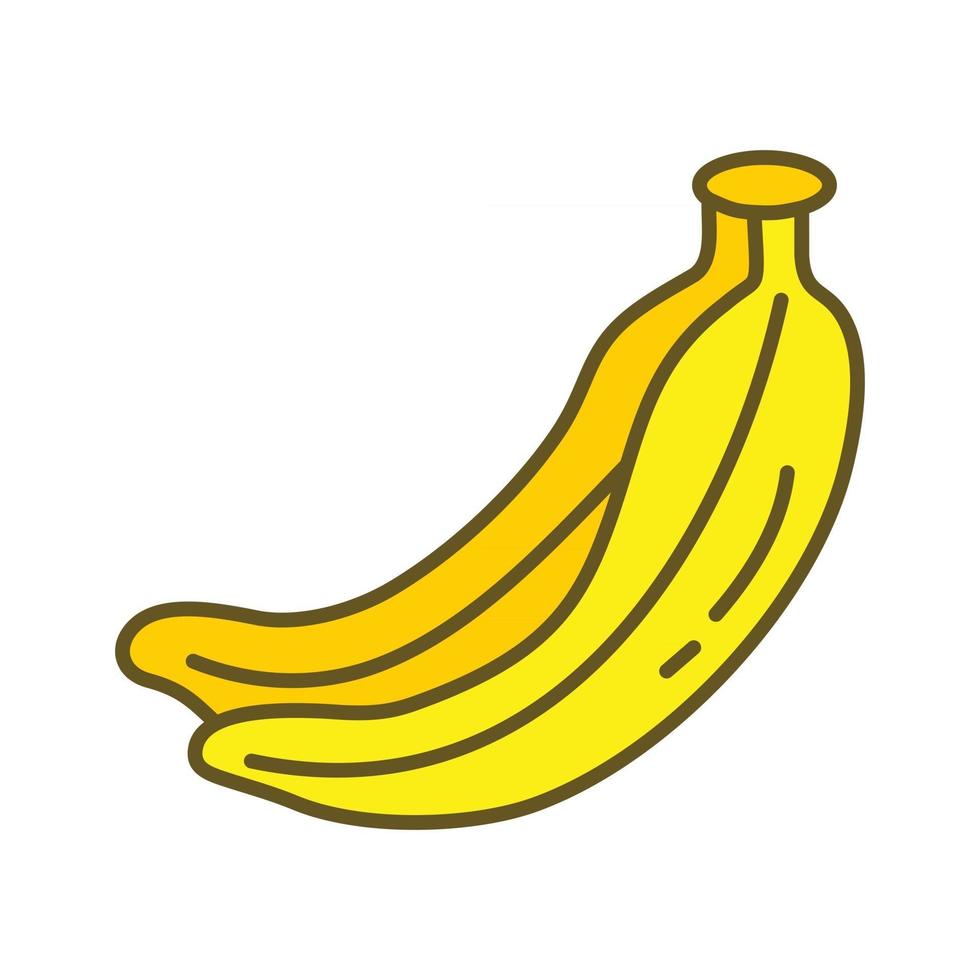 vetor de modelo gráfico de design de banana fruta