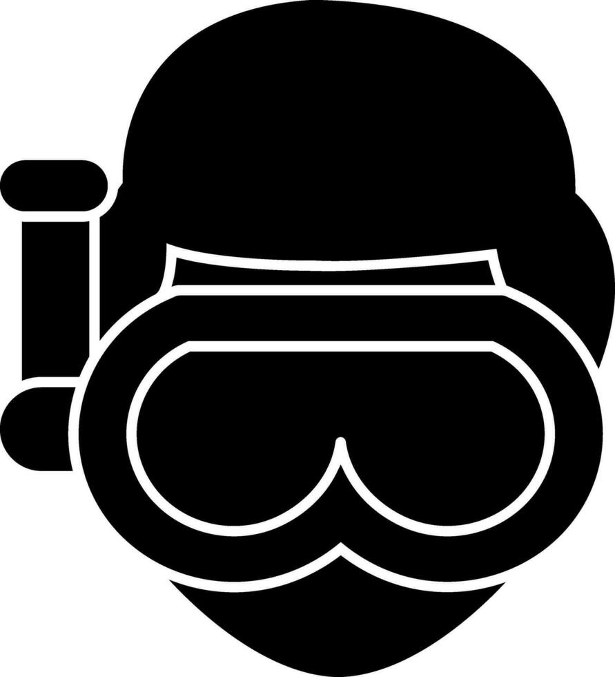 design de ícone de vetor de mergulho