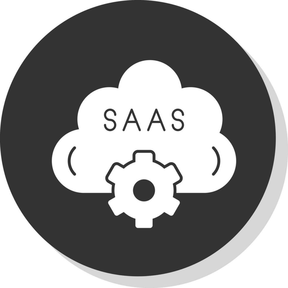 saas vetor ícone Projeto