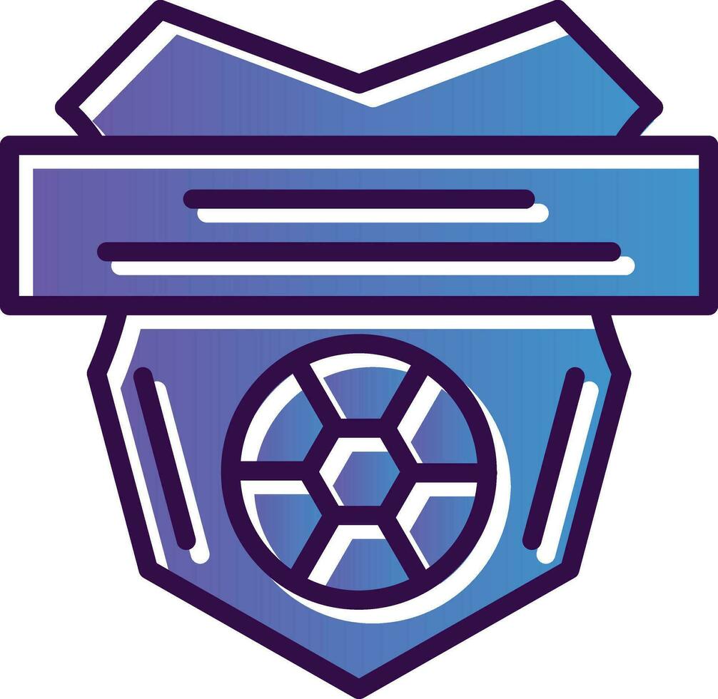 design de ícone de vetor de clube de futebol