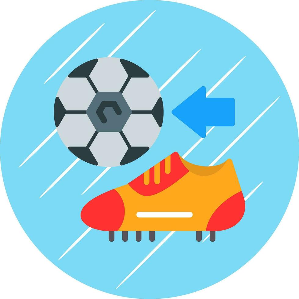 design de ícone de vetor de botas de futebol