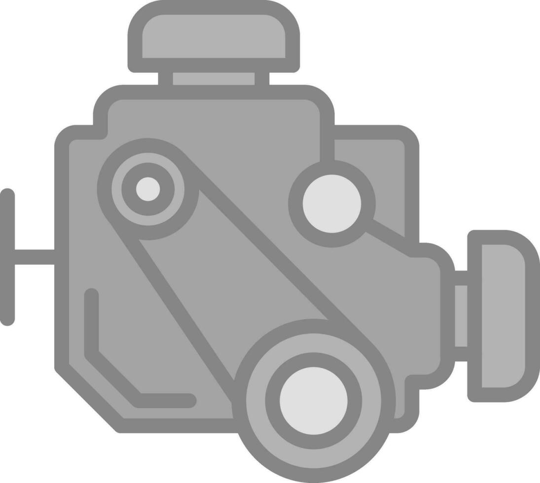 design de ícone de vetor de motor de carro