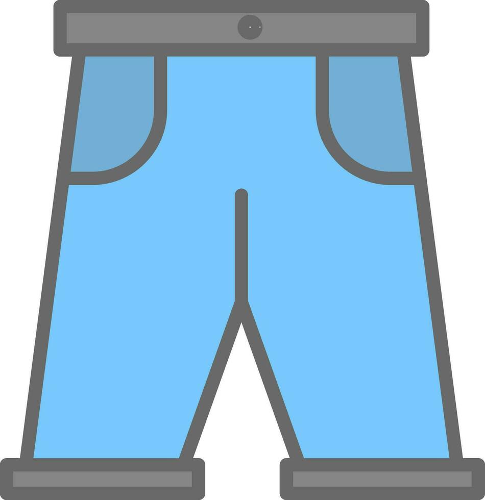 design de ícone de vetor de shorts