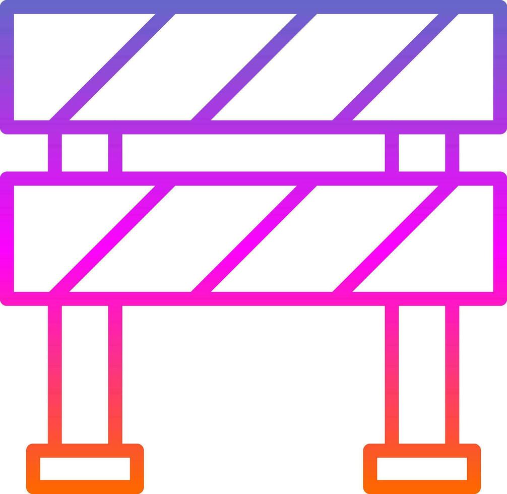 design de ícone de vetor de barreira