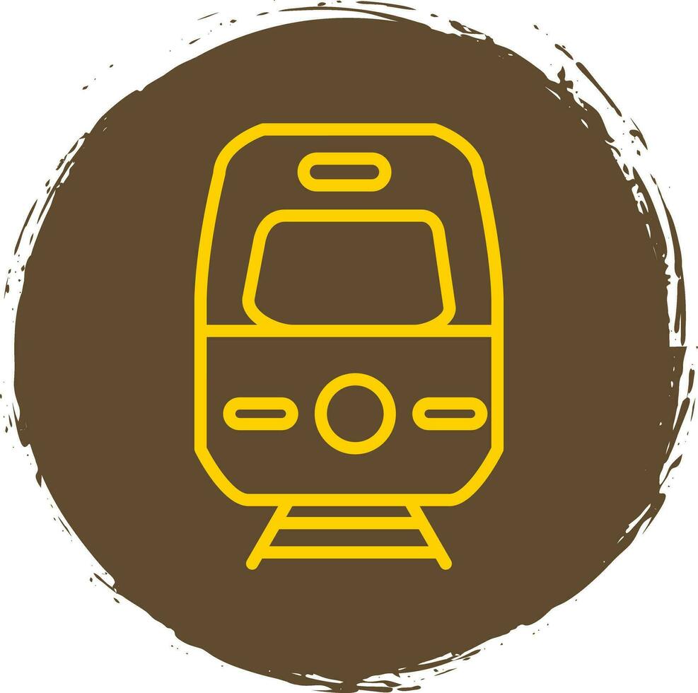 design de ícone de vetor de metrô