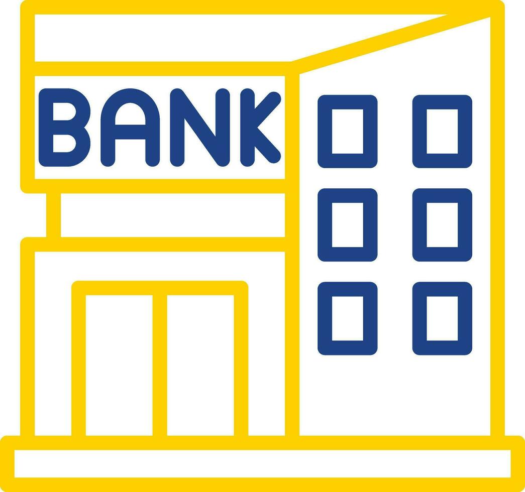 design de ícone de vetor de banco