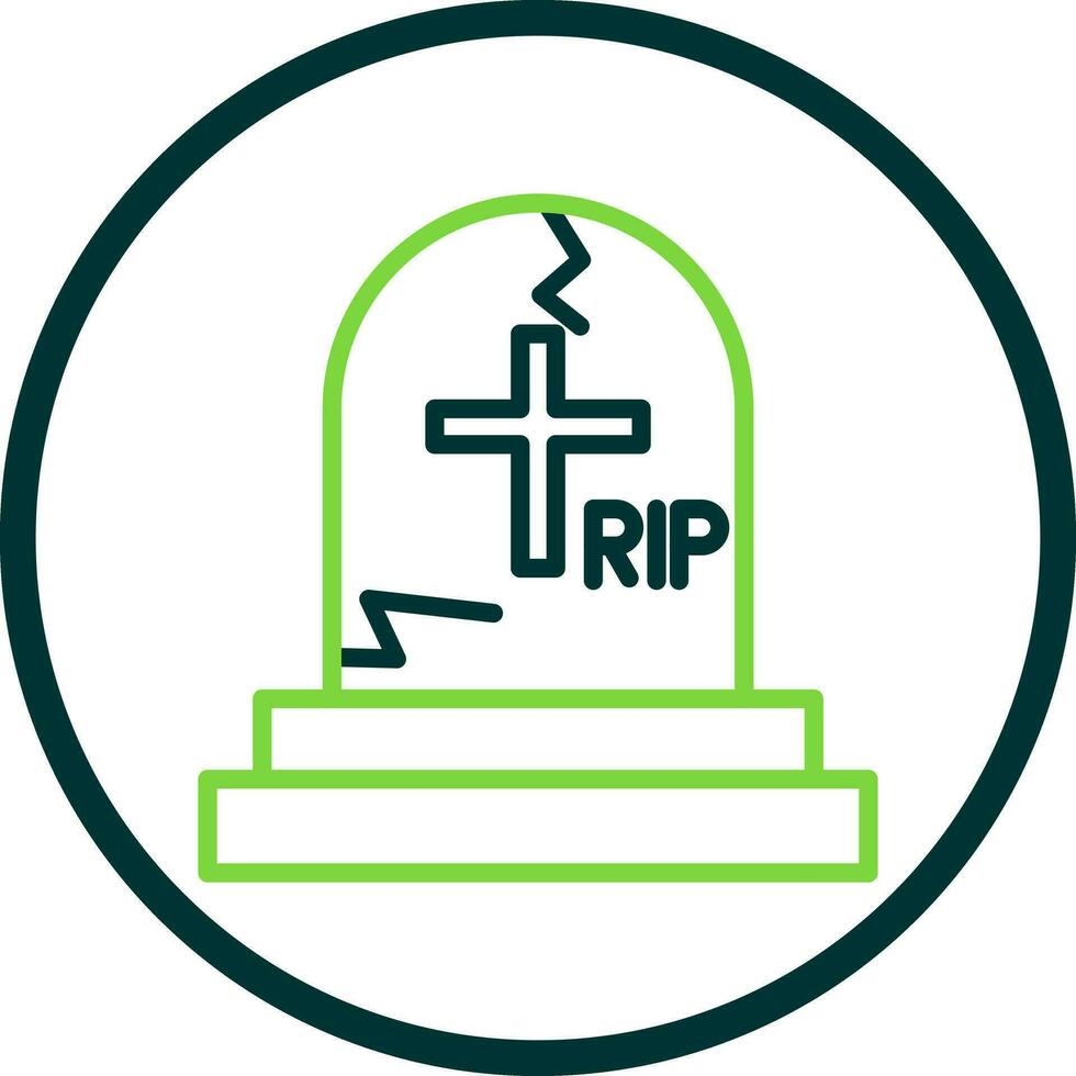 design de ícone de vetor de cemitério