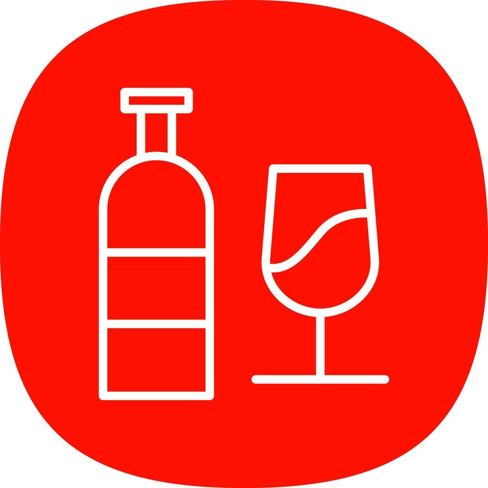 design de ícone de vetor de garrafa de vinho