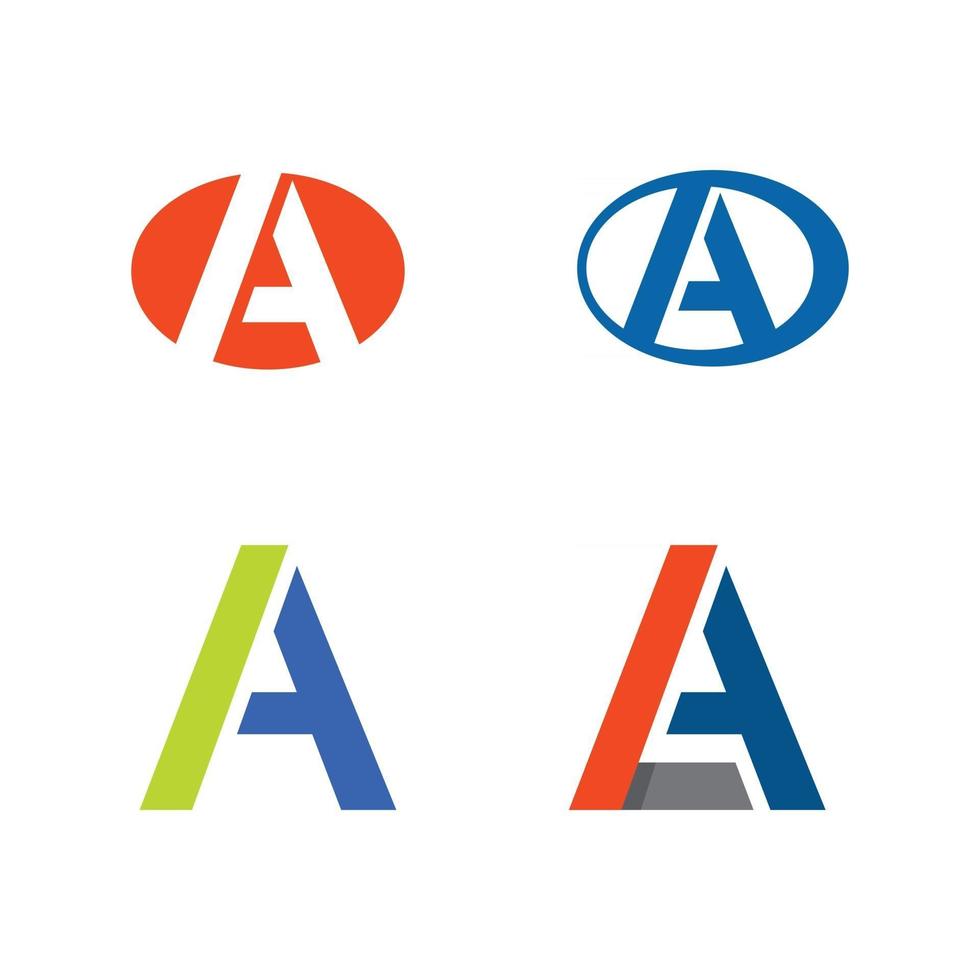 um design de vetor de modelo de logotipo de carta