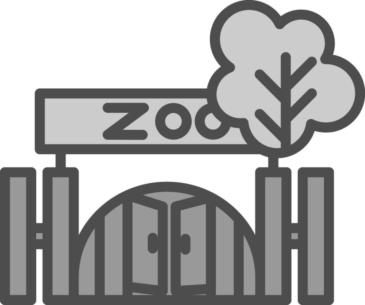 design de ícone de vetor de zoológico