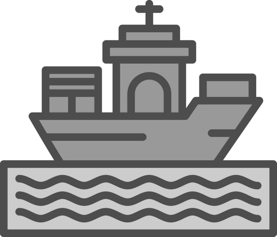 design de ícone de vetor de navio