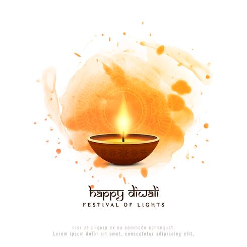 Fundo religioso abstrato feliz Diwali festival vetor