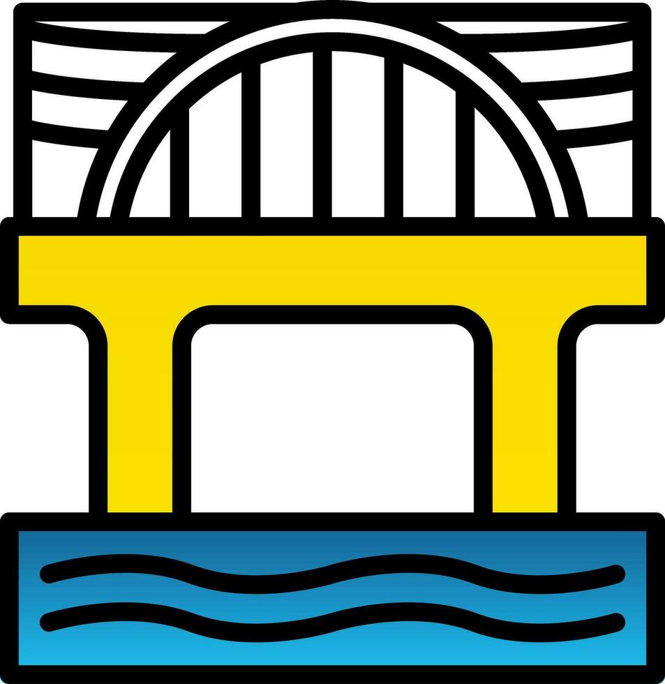 design de ícone de vetor de ponte