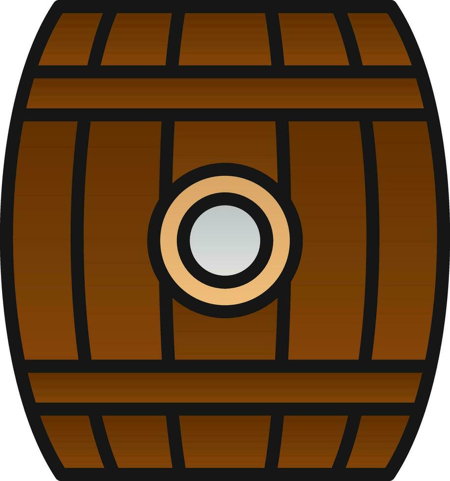 design de ícone de vetor de barril