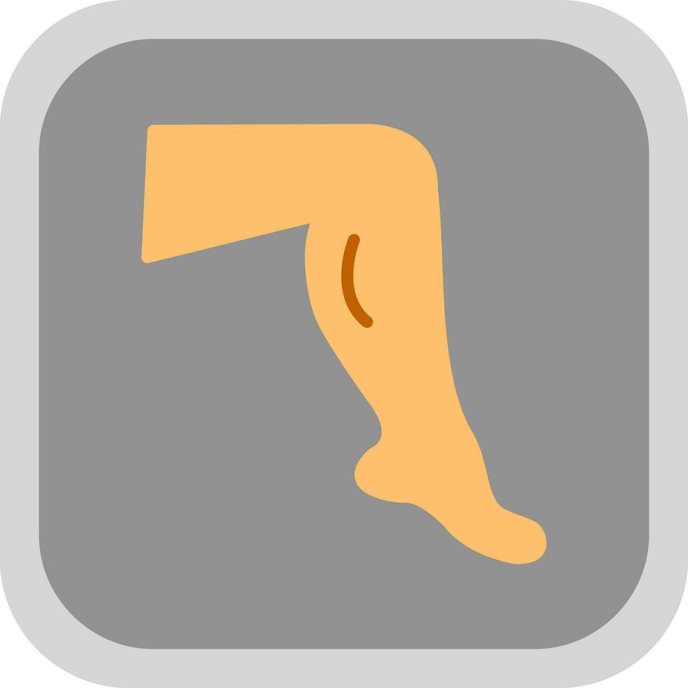 design de ícone de vetor de perna