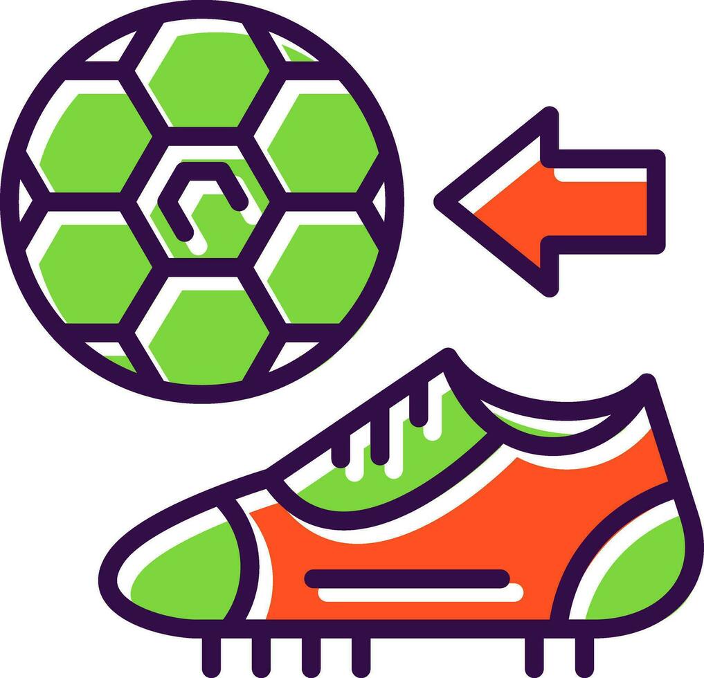 design de ícone de vetor de botas de futebol