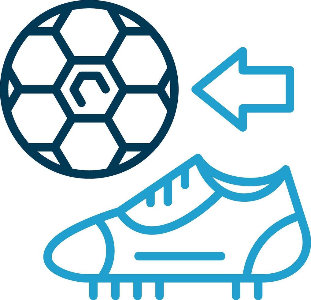 design de ícone de vetor de botas de futebol