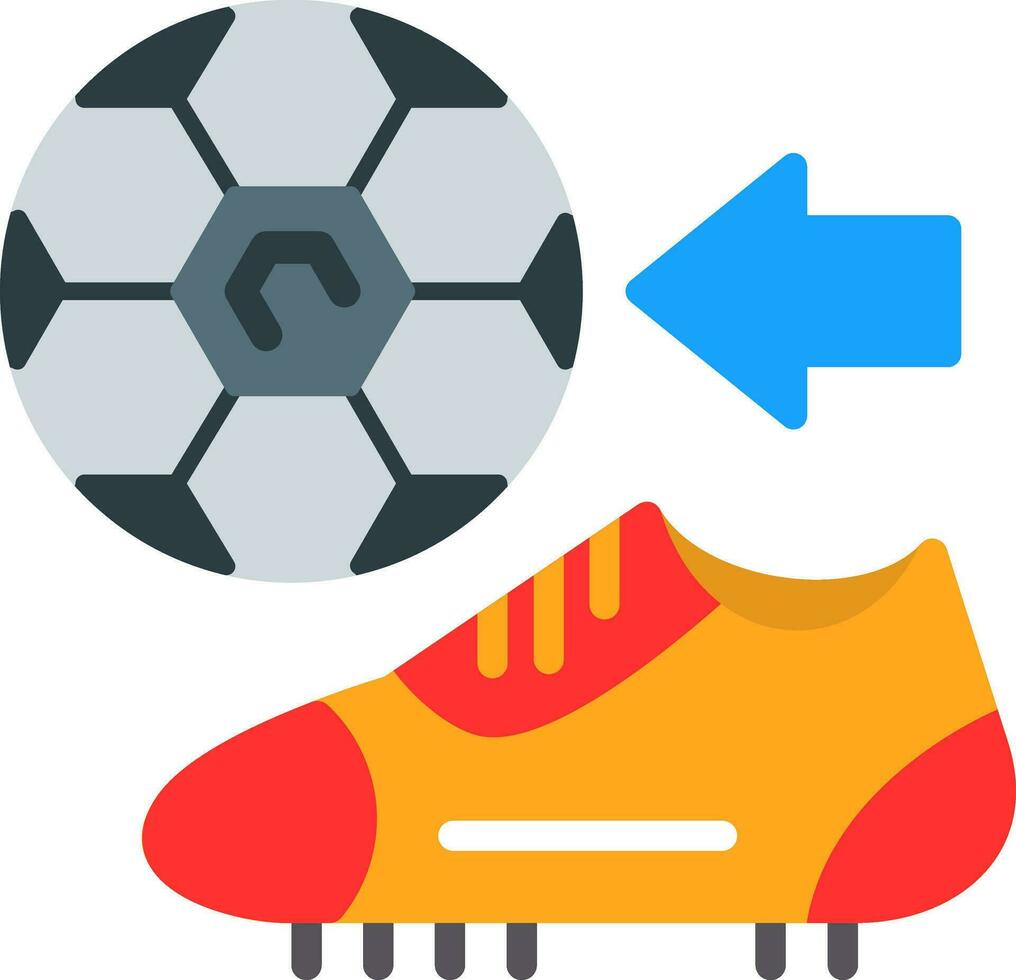 design de ícone de vetor de botas de futebol