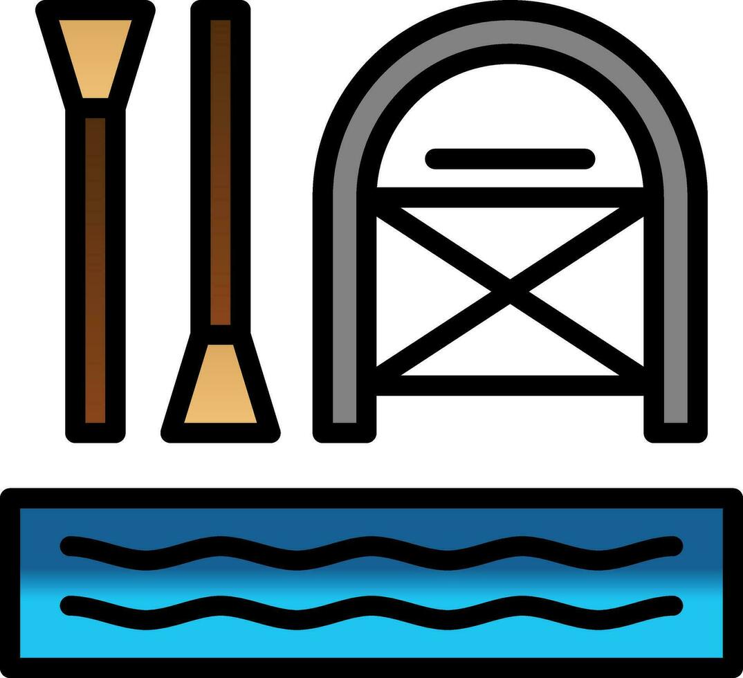 design de ícone de vetor de rafting