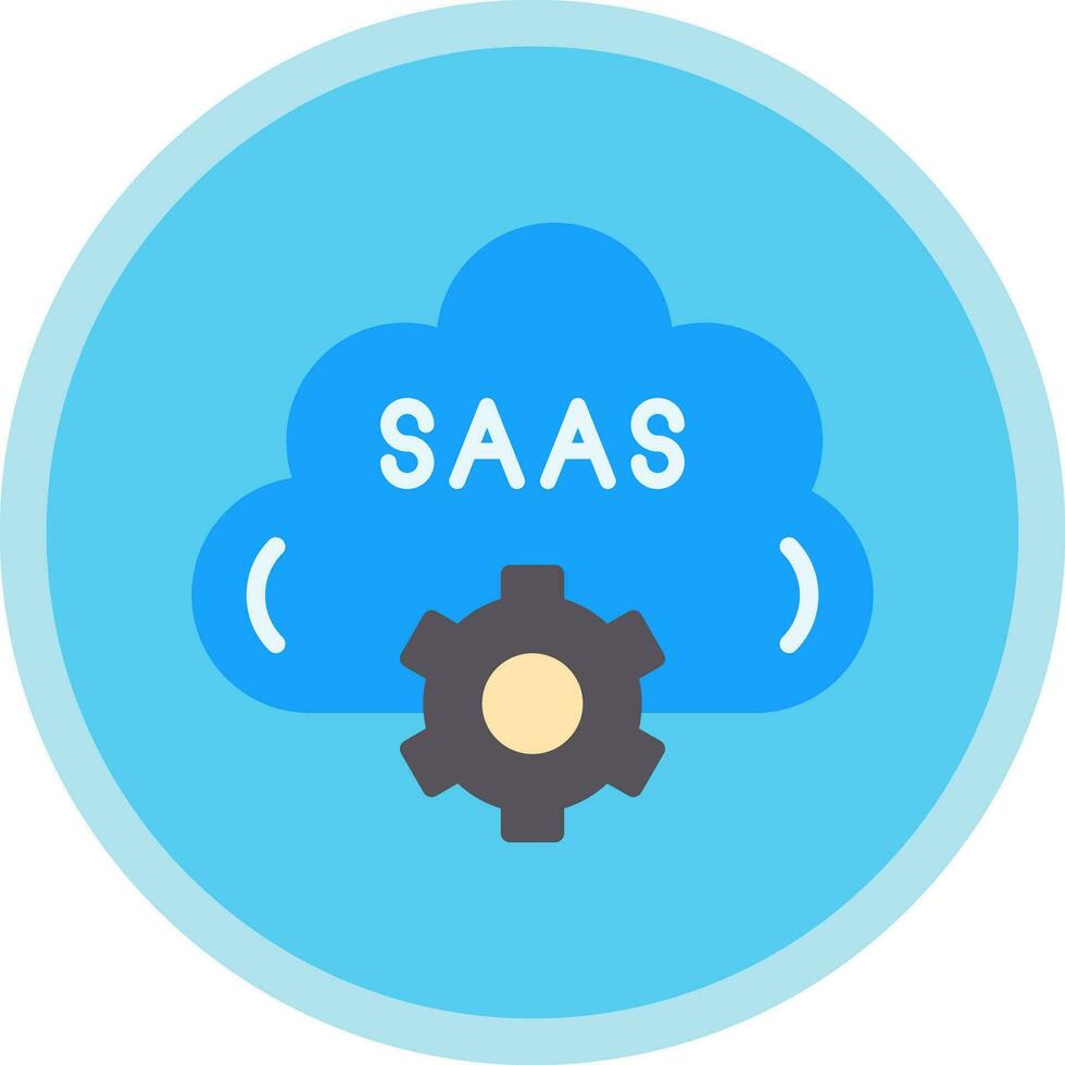 saas vetor ícone Projeto