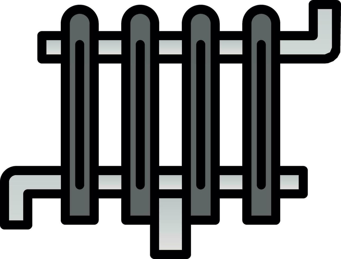 design de ícone de vetor de radiador