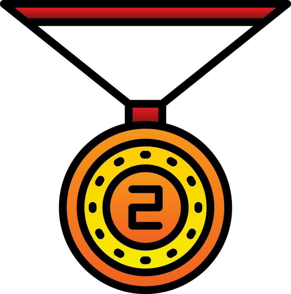 design de ícone de vetor de medalha