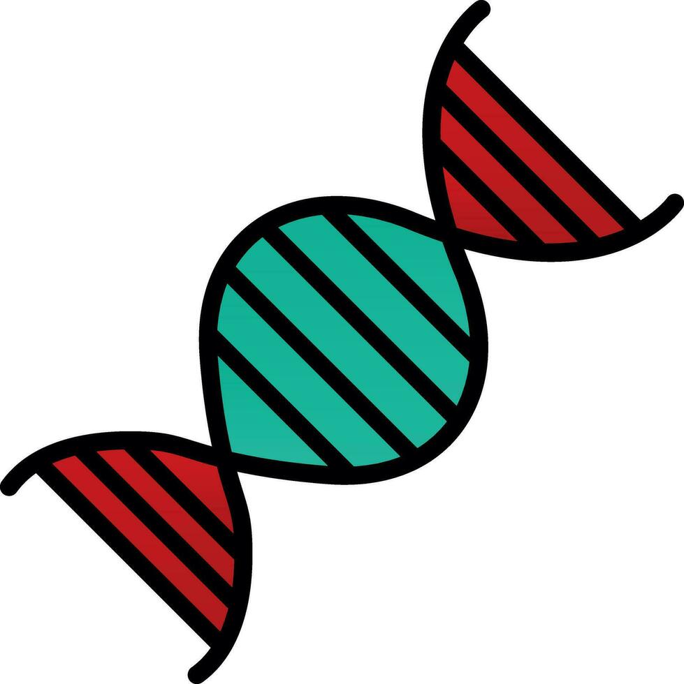 design de ícone de vetor de dna