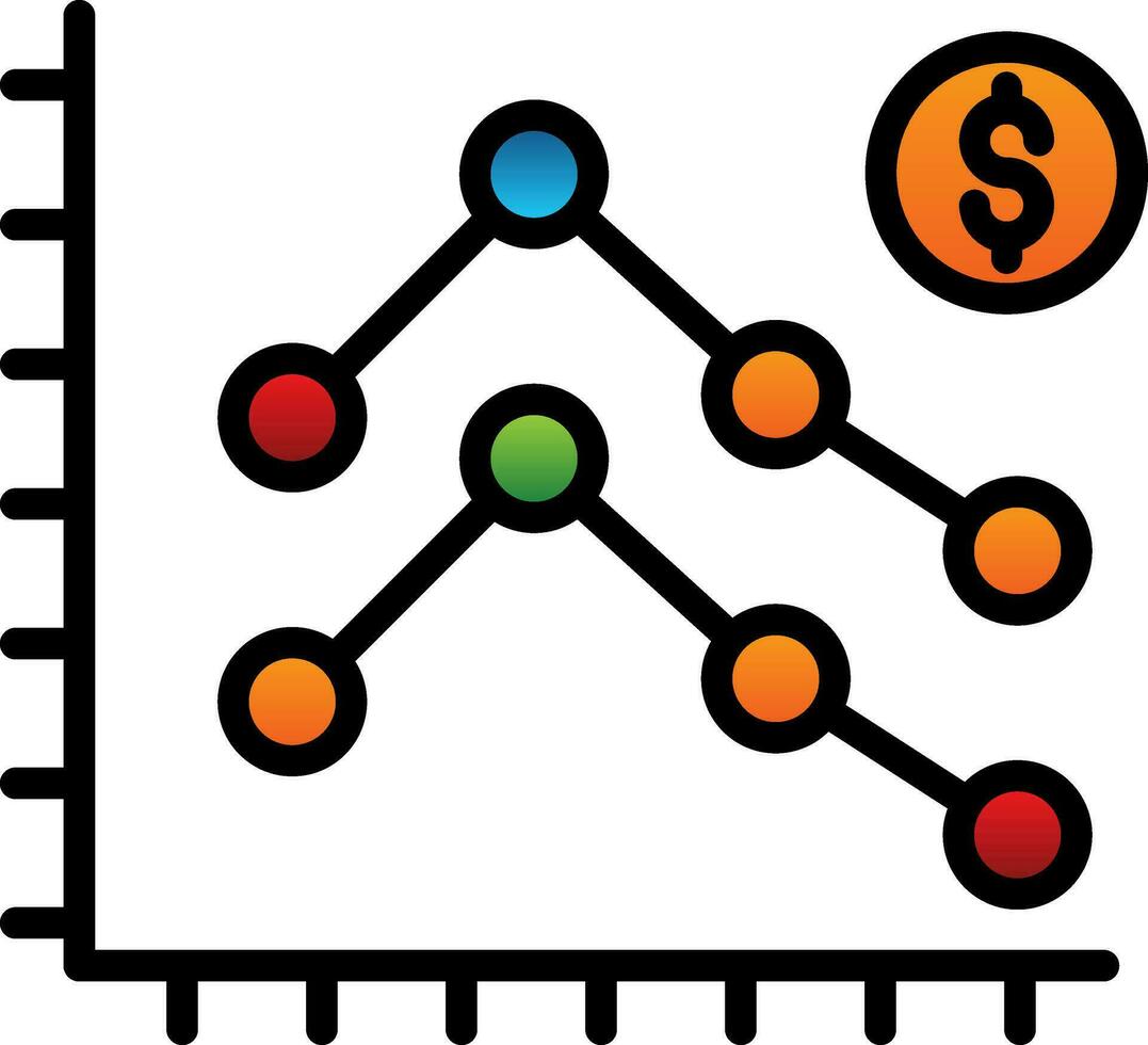 design de ícone de gráfico vetorial vetor