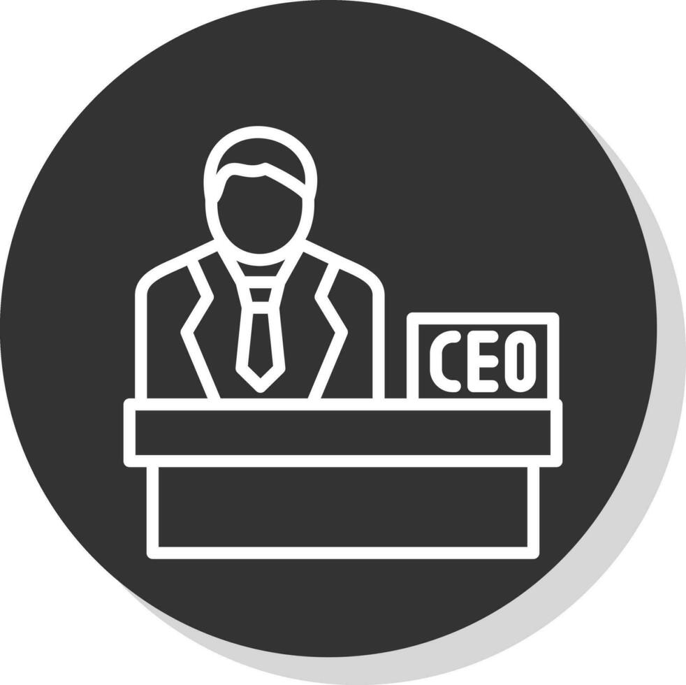 CEO vetor ícone Projeto