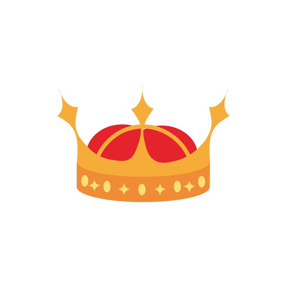 autoridade da realeza da joia do monarca da coroa vetor