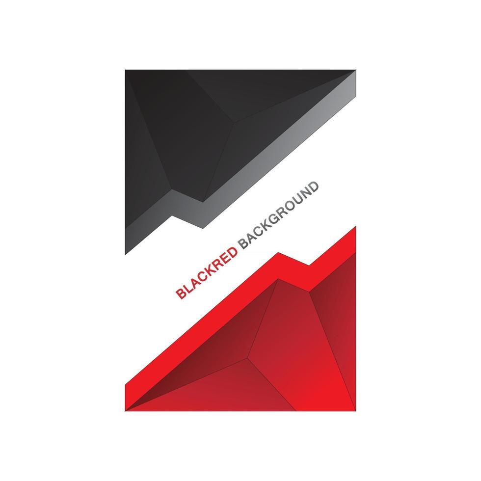 modelo de fundo preto e vermelho para banner e resumo de design de cartaz vetor