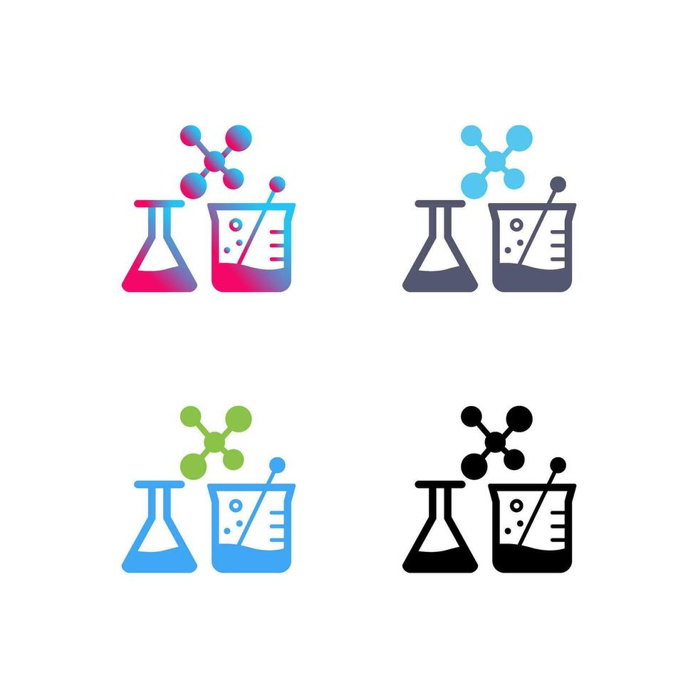 ícone de vetor de química