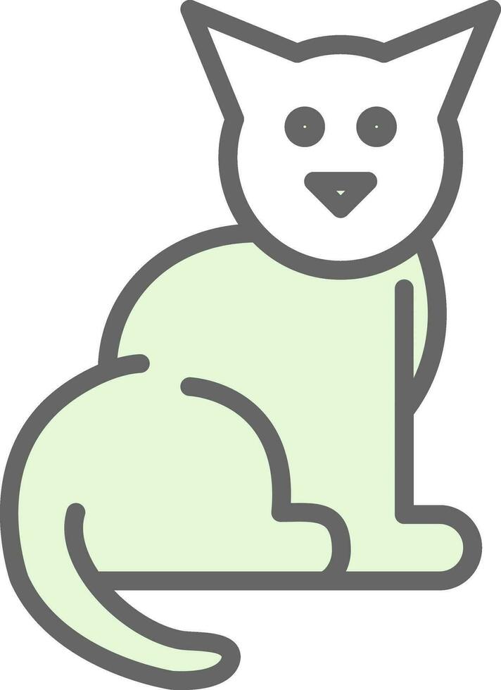 design de ícone de vetor de gato