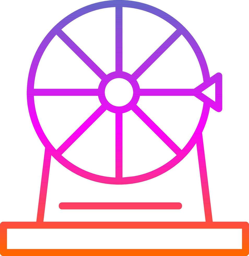 roda da fortuna vector design do ícone