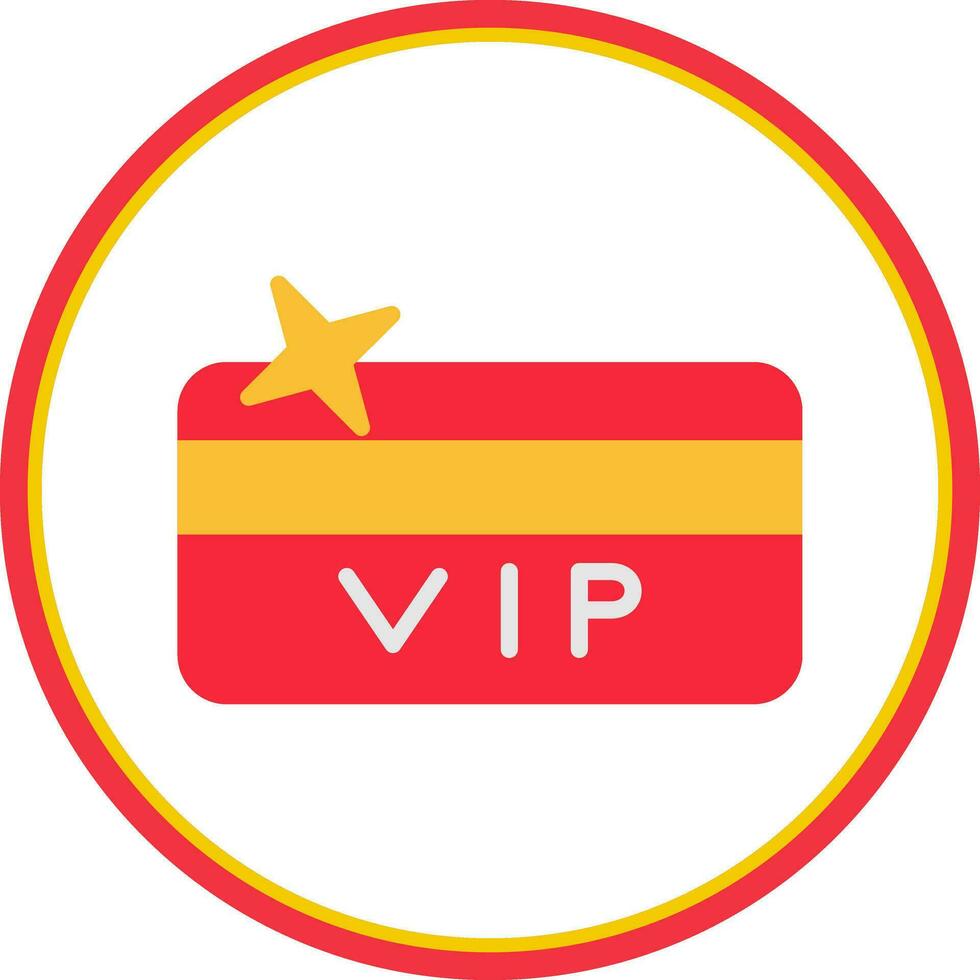 design de ícone de vetor de cartão vip